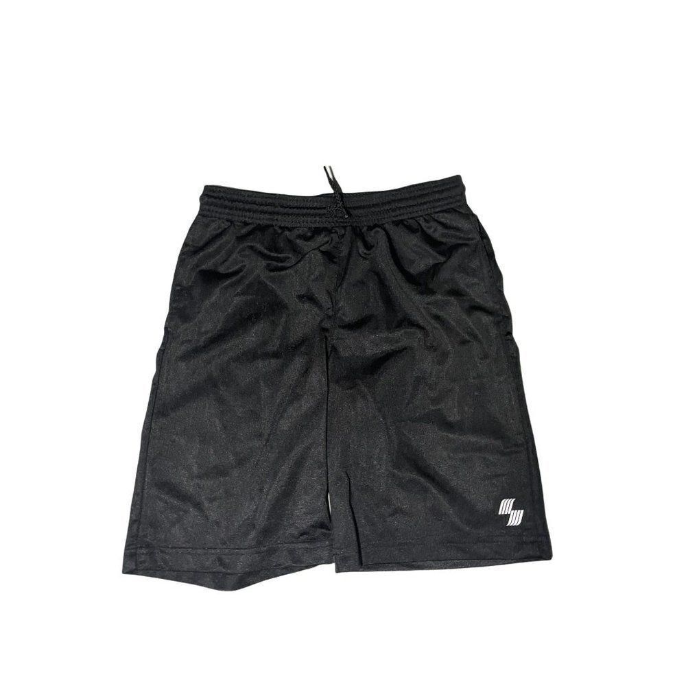 Place Sport Mens Black Elastic Waist Stretch Casual Bermuda Shorts Size Large
